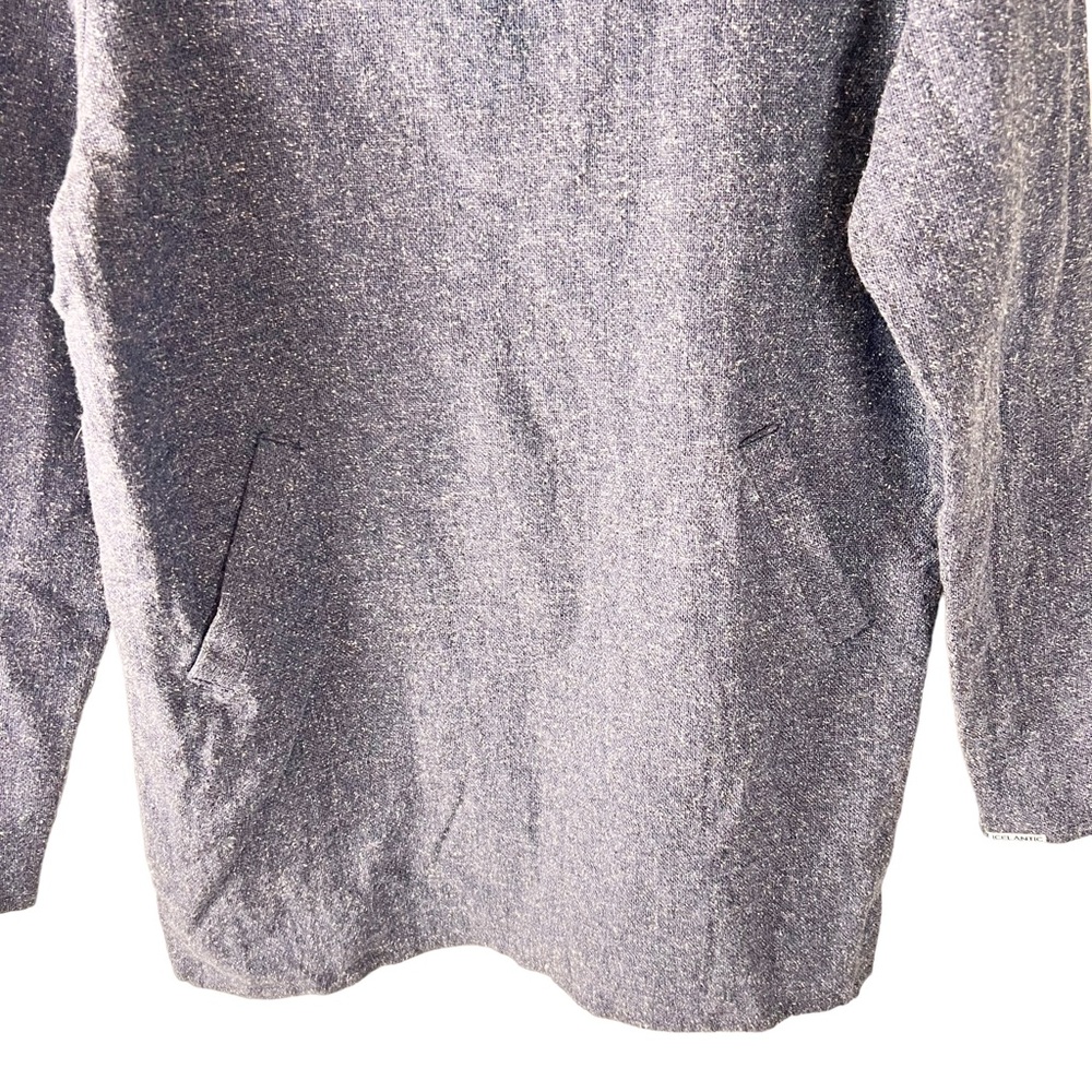 Icelantic Blue Cowl Neck Tunic Dress Pockets Made in USA Medium - Picture 4 of 9